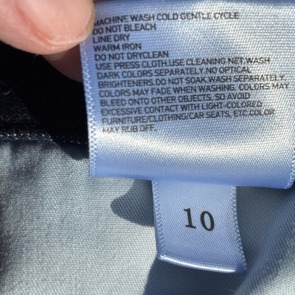 Uniqlo Belted Trouser Jeans Size 29x30 High Rise Relaxed Fit Dark Wash - Picture 3 of 11